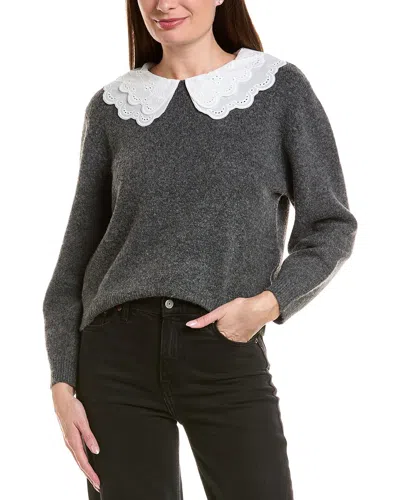 Anna Kay Madita Wool-blend Pullover In Gray