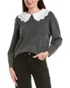 Anna Kay Madita Wool-blend Pullover In Gray