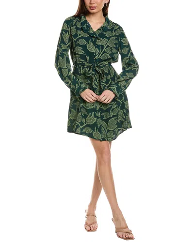 Anna Kay Madory Shirtdress In Green