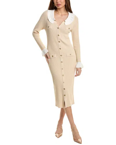 Anna Kay Magnificent Sweaterdress In Beige