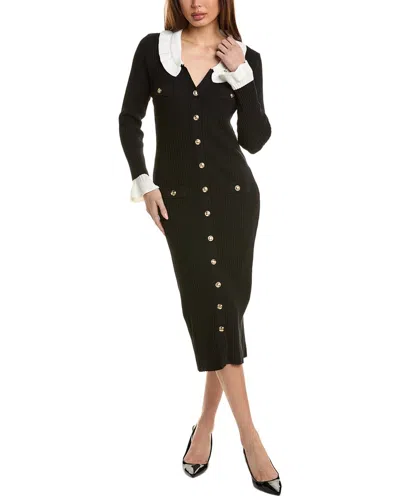Anna Kay Magnificent Sweaterdress In Black
