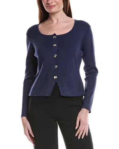 Anna Kay Marired Cardigan In Blue