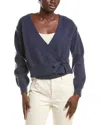 Anna Kay Michaela Cashmere-blend Pullover In Blue