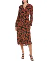 Anna Kay Midi Dress In Multi