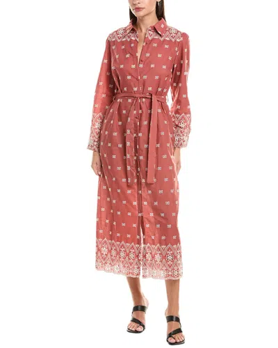 Anna Kay Midi Dress In Brown