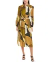 Anna Kay Midi Dress In Yellow