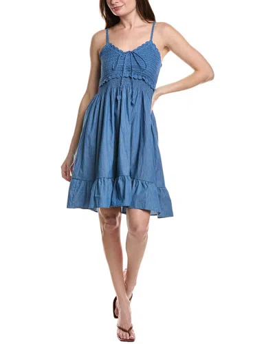 Anna Kay Narsisa Midi Dress In Blue