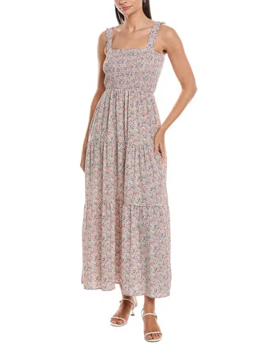 Anna Kay Nina Fleur Maxi Dress In Neutral