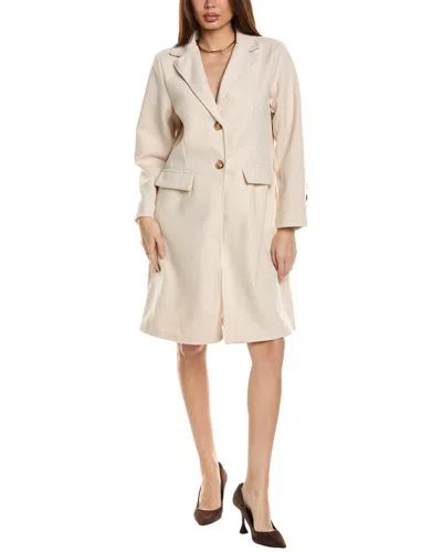 Anna Kay Novecento Coat In White