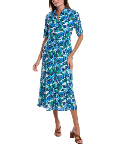 Anna Kay Obien Midi Dress In Blue