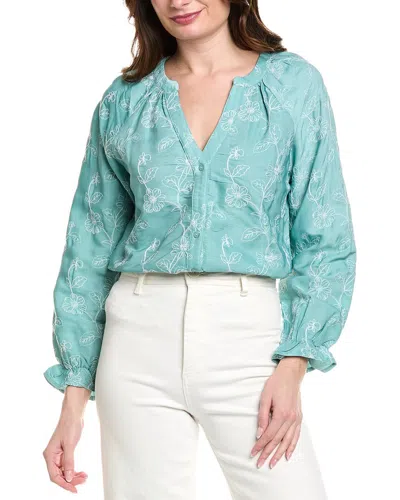 Anna Kay Ora Jean Blouse In Green