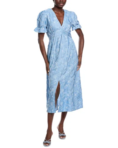 Anna Kay Otaira Midi Dress In Blue