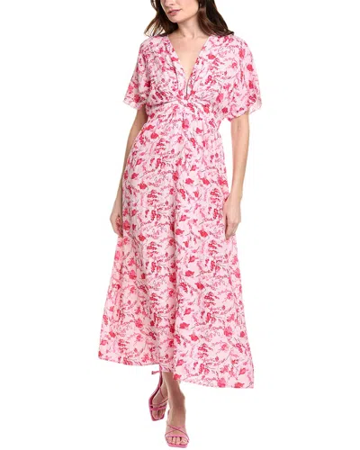 Anna Kay Oumany Midi Dress In Pink