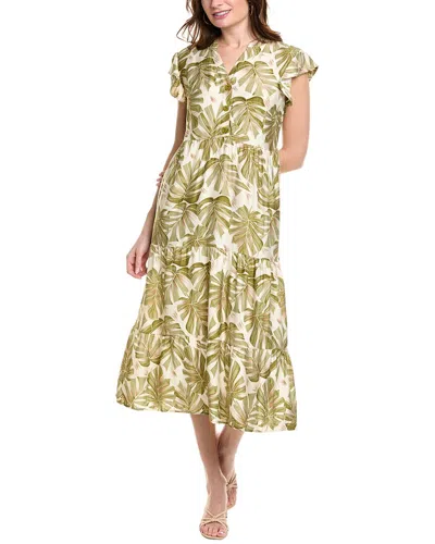 Anna Kay Paume Midi Dress In Green