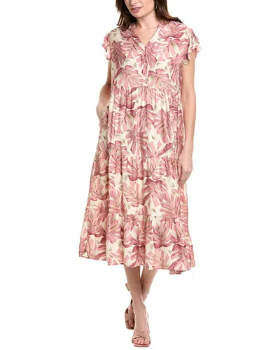 Anna Kay Paume Midi Dress In Pink