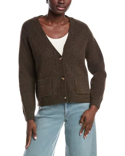 Anna Kay Pavonne Knit Cardigan In Brown