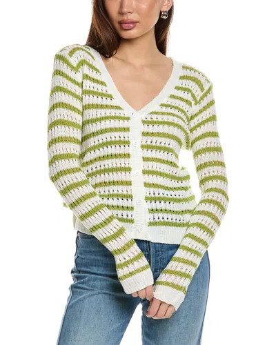 Anna Kay Portorico Cashmere-blend Cardigan In Green