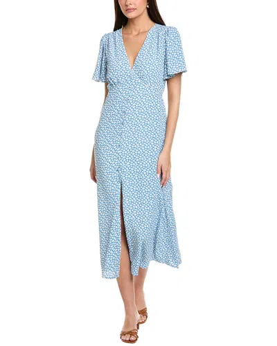Anna Kay Renee Midi Dress In Blue