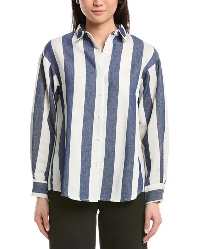 Anna Kay Rhythm Top In Blue