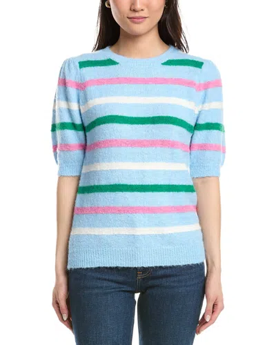 Anna Kay Rocca Cashmere-blend Sweater In Blue