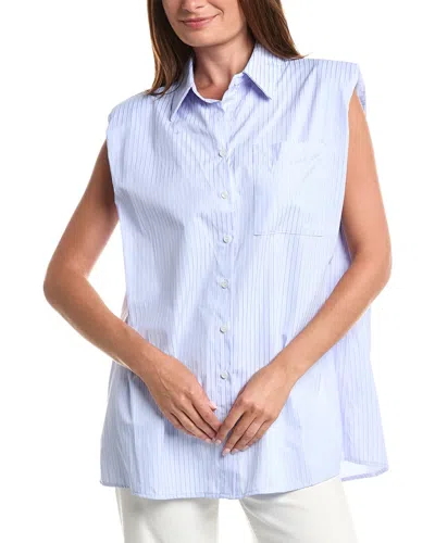 Anna Kay Roman Sleeveless Chemise In Blue