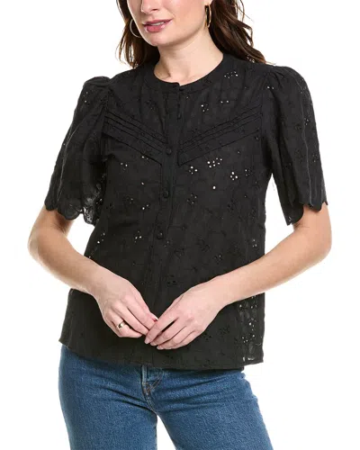 Anna Kay Sabrinou Top In Black