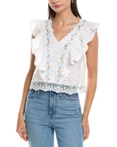 Anna Kay Salvador Top In White