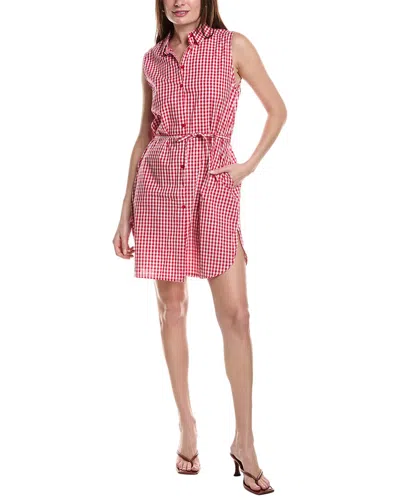Anna Kay Serendipity Shirtdress In Red