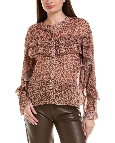 Anna Kay Shelena Blouse In Brown