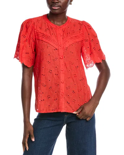 Anna Kay Siloe Top In Red