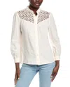 Anna Kay Siloen Top In White
