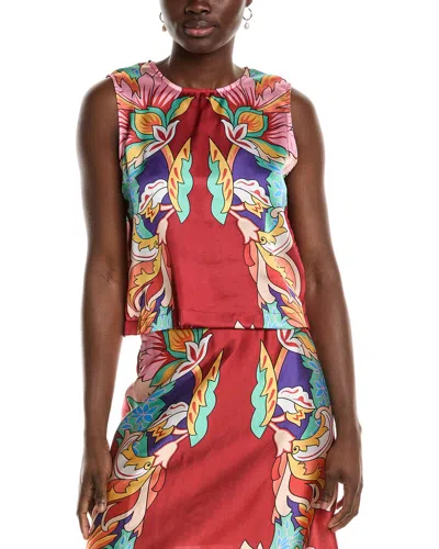 Anna Kay Sounay Top In Red