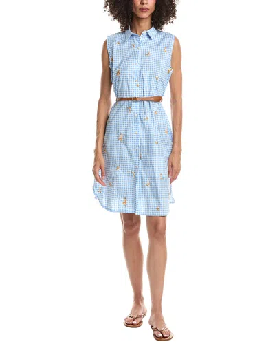 Anna Kay Stripes Dress In Blue