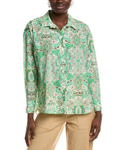 Anna Kay Summer Breeze Shirt In Green