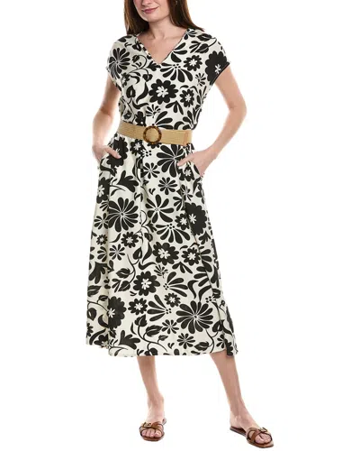 Anna Kay Sunnie Floral Midi Dress In White