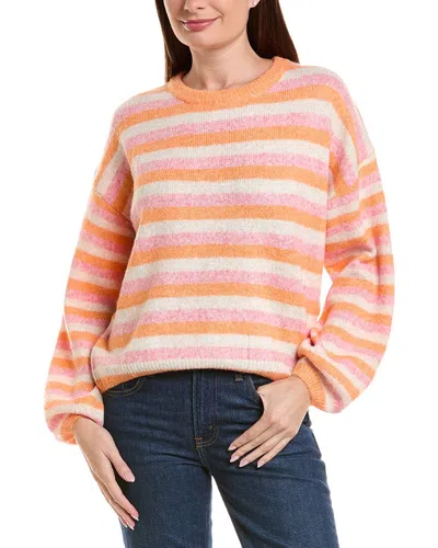 Anna Kay Sunset Wool-blend Pullover In Orange