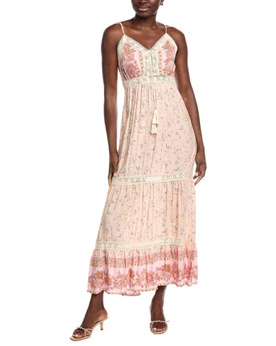 Anna Kay Tiffanie Maxi Dress In Pink