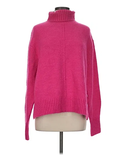 Pre-owned Anna Kay Turtleneck Sweater In Pink