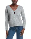 Anna Kay V-neck Sweater In Gray
