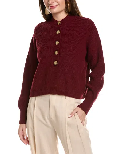 Anna Kay Vanelly Wool-blend Sweater In Red