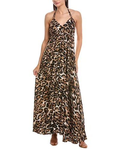 Anna Kay Vanity Leo Dress In Brown