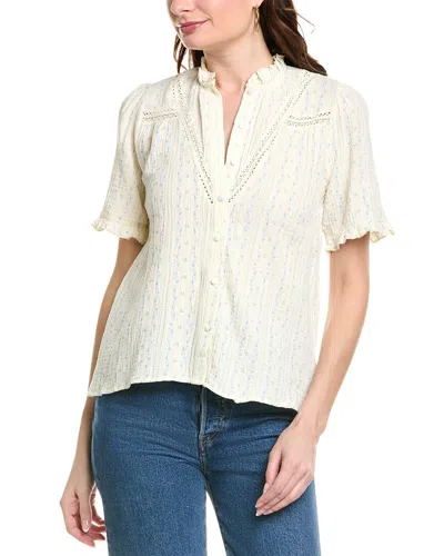 Anna Kay Victoriane Top In White