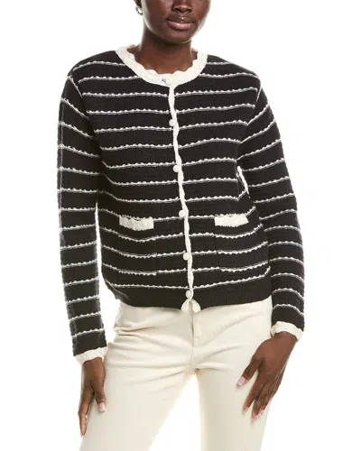 Anna Kay Virgila Cashmere-blend Cardigan In Black