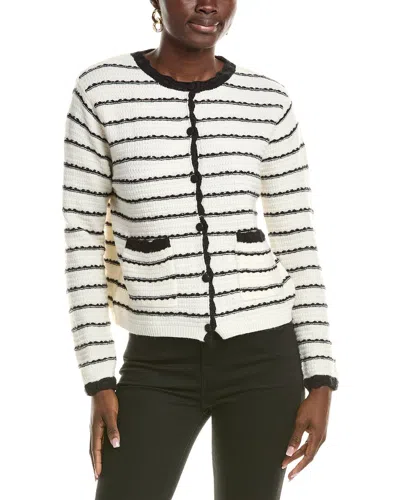 Anna Kay Virgila Cashmere-blend Cardigan In White