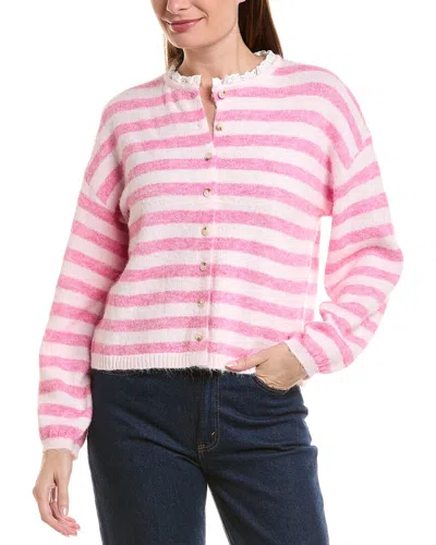 Anna Kay Walence Cashmere-blend Cardigan In Pink