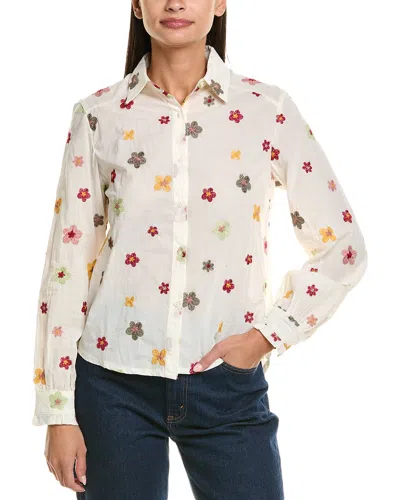 Anna Kay Wesley Blouse In White