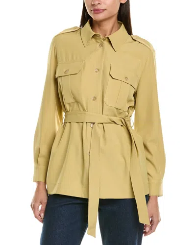 Anna Kay Zoalice Trench Coat In Yellow