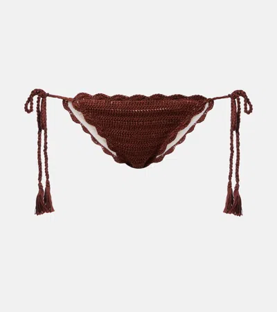 Anna Kosturova Crochet Cotton Bikini Bottom