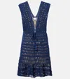 Anna Kosturova Crocheted Cotton Minidress