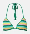 Anna Kosturova Gabrielle Crochet Cotton Bikini Top
